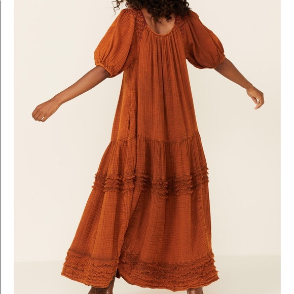 Free People Dresses & Skirts - Free People Sunday Stroll Cotton Maxi Dress-XL